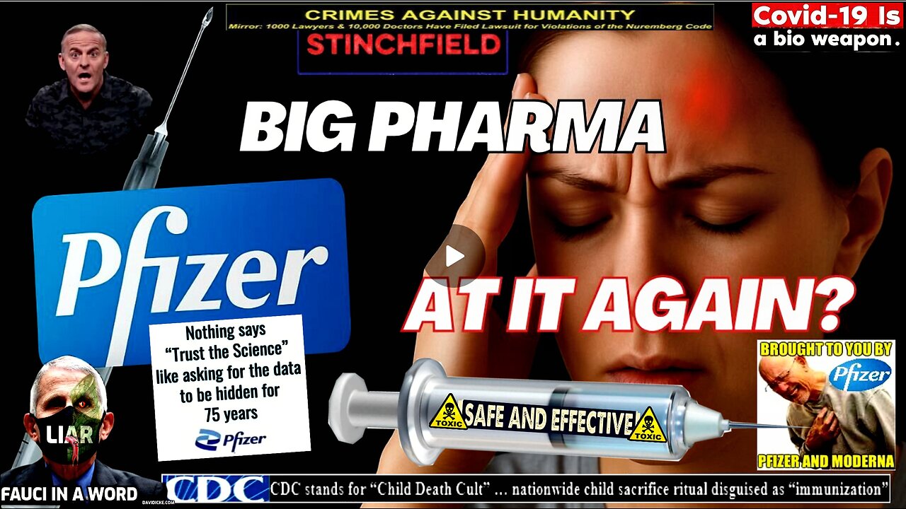 Pfizer’s Birth Control Shot Linked to Dangerous Side Effects, Like Brain Tumors! (compilation)