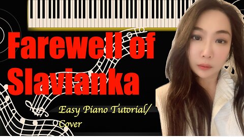 Farewell of Slavianka PIANO Easy Slow Tutorial Cover