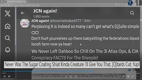 Never Was The Sugar Coating Shiat Kinda Creature i'll Give You That, [Q]tards Cut, Yup!