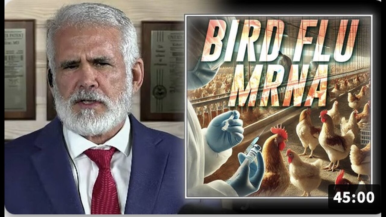 Dr. Robert Malone Warns Of The Dangers Of Inoculating America's Chickens With mRNA Vaccines