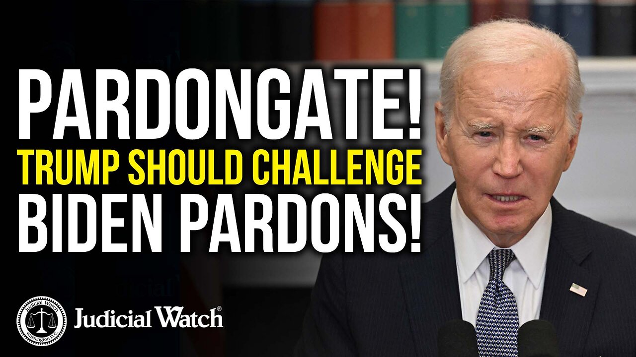 PARDONGATE! Trump Should CHALLENGE Biden Pardons!