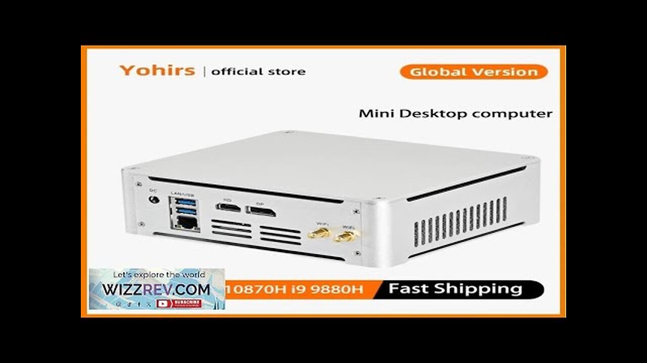 Cheap Office Mini Pc Intel Core i7 10870H i9 9880H NUC 2*M.2 Review