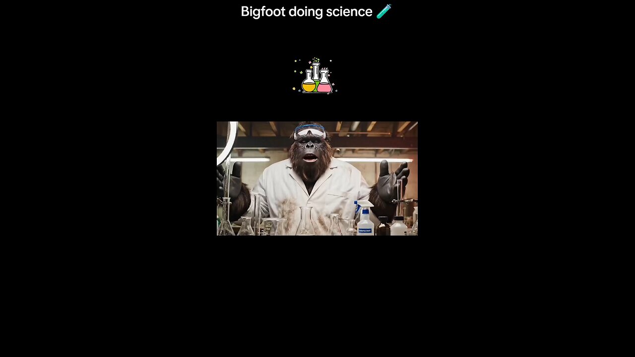 Bigfoot does science
