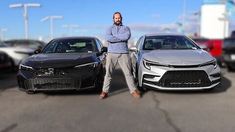 Honda's Hybrid is BETTER! //2026 Honda Civic Hybrid vs 2026 Toyota Corolla Hybrid//