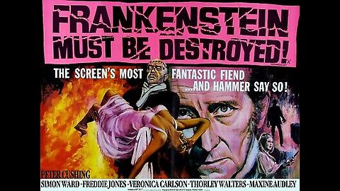 Frankenstein Must Be Destroyed - ( Hammer Horror ) - 1969