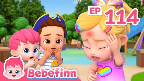 Ouch! Bebefinn Got A Boo Boo! | Boo Boo Song In The Park | Fun Nursery Rhymes for Kids