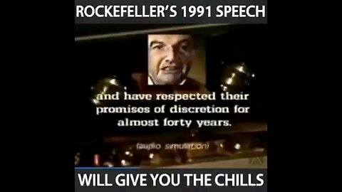 Rockefeller speech