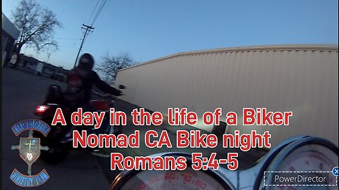 A day in the life of a Biker Nomads CA Bike night Romans 5:4-5 #theoutlawpreacher