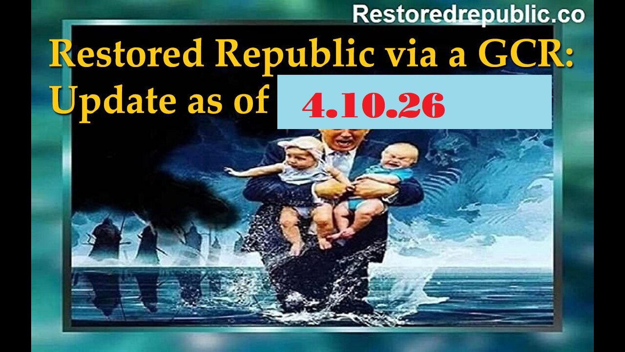 Restored Republic via a GCR Update as of April 10, 2026. SGANON NEWS