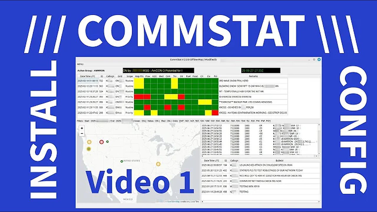 Commstat (Video 1) Installation and Config