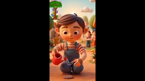 Little Plant New Story Cartoon