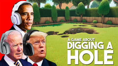 Presidents Play A Game About Digging a Hole
