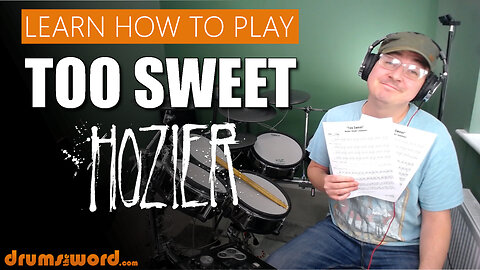 ★ Too Sweet (Hozier) ★ Drum Lesson PREVIEW | How To Play Song (Stuart Johnson)