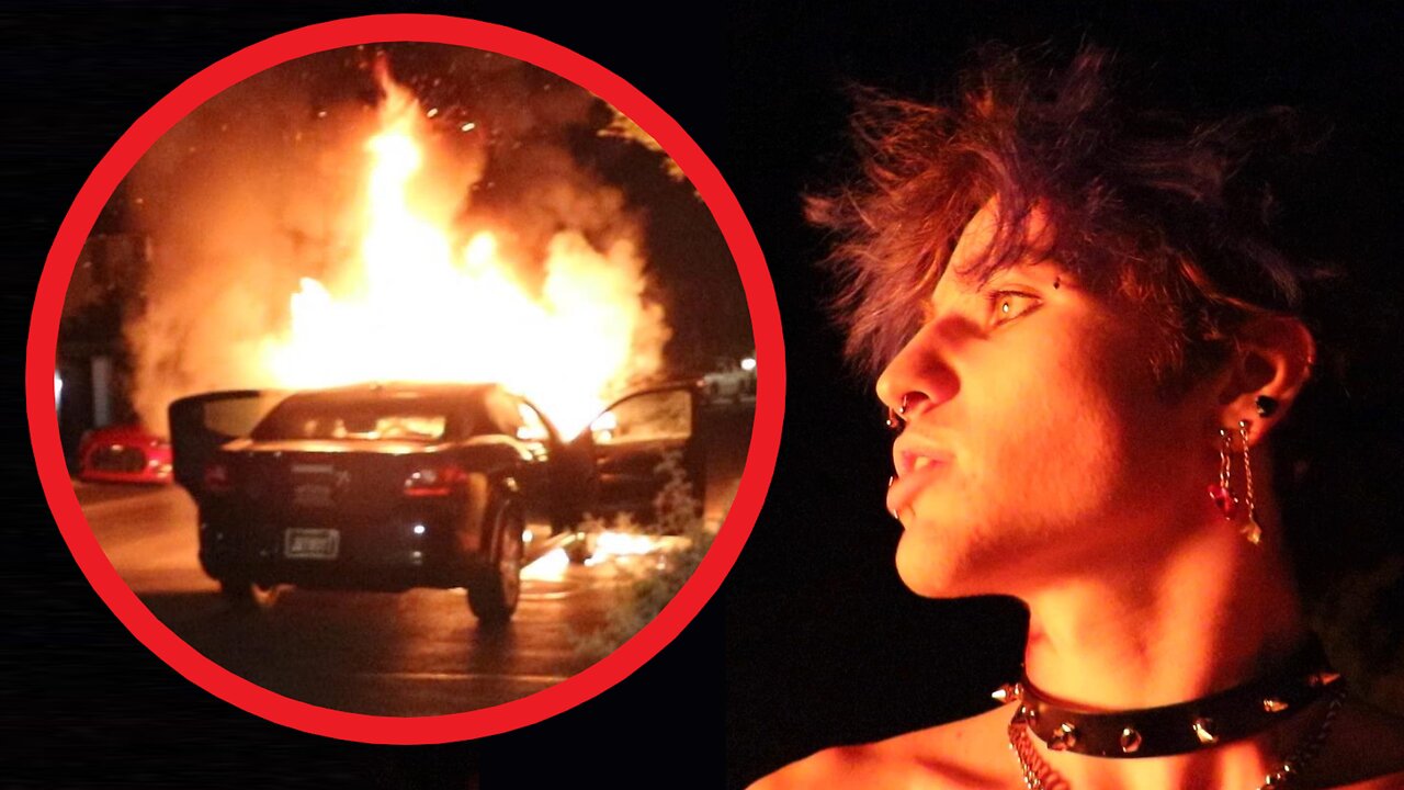 MY CAR CAUGHT FIRE WITH ME IN IT!