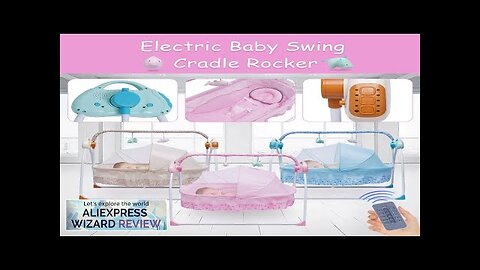 Electric Baby Cradle Auto Swing Rocker Cot Infant Sleeping Bed Swing Crib Review