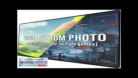 Ships Next Day Made in USA Customizable Collectible Card Game Mat Review