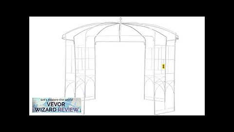 VEVOR Birdcage Shape Garden Arbor 9' High x 6.6' Wide Heavy Duty Review