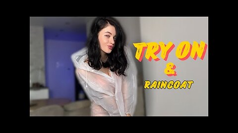 Try On Haul with Anny | White raincoat ✨