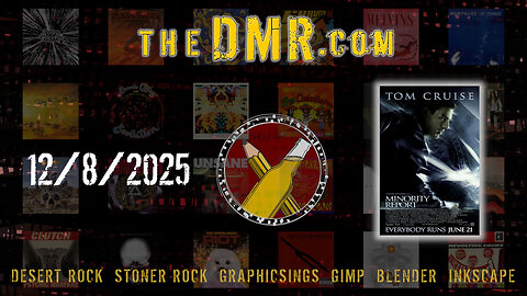 DMR LIVE - 12/8/2025 - Desert Rock & Adjacent Cool Tunes + Graphicsing