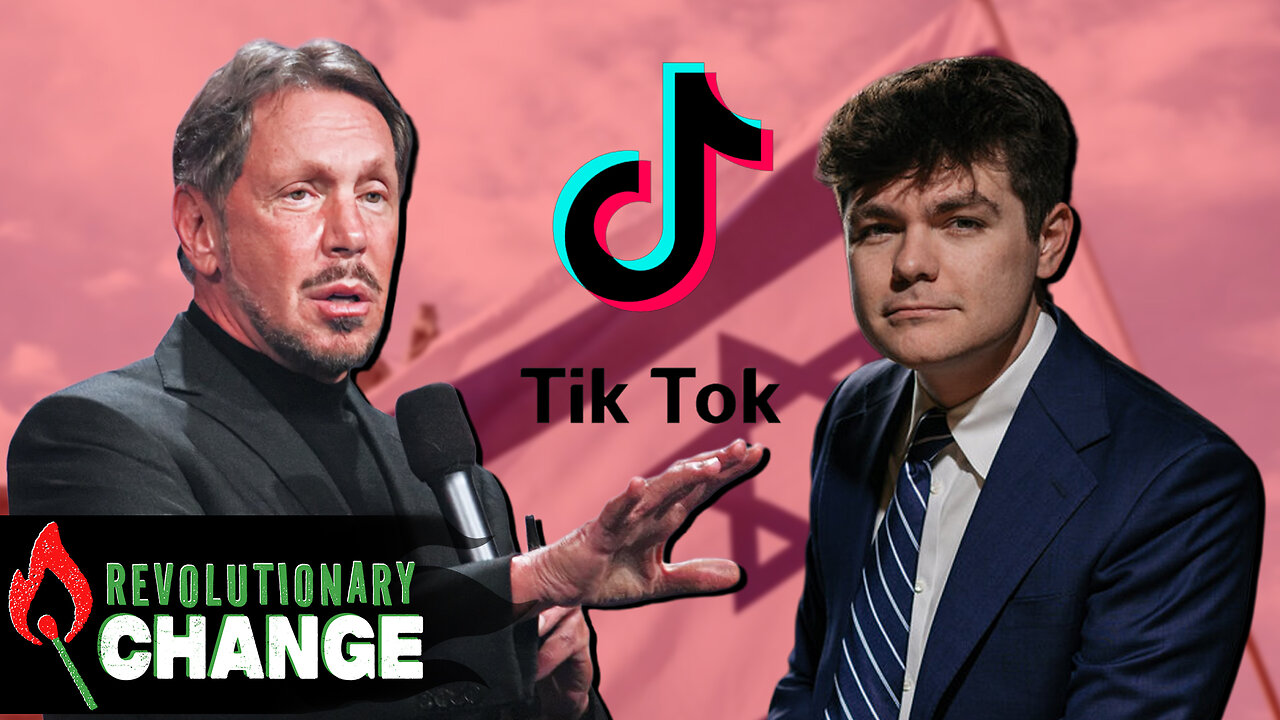 Nick Fuentes: Zionist Billionaire Larry Ellison Bought TikTok To PROTECT Israel & Netanyahu