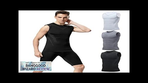 TENGOO Gym Sports Shirt Sleeveless Quick-dry High Elastic Printing Fashion Fitness Review