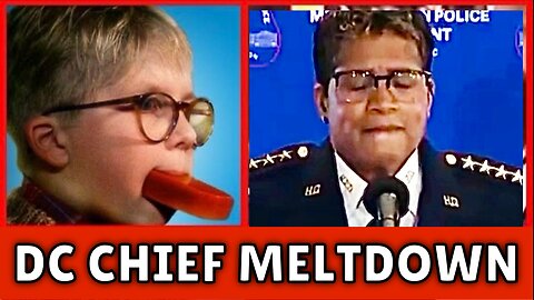 Resignation Speech Goes OFF THE RAILS: DC Police Chief starts SCREAMING at Critics 😮