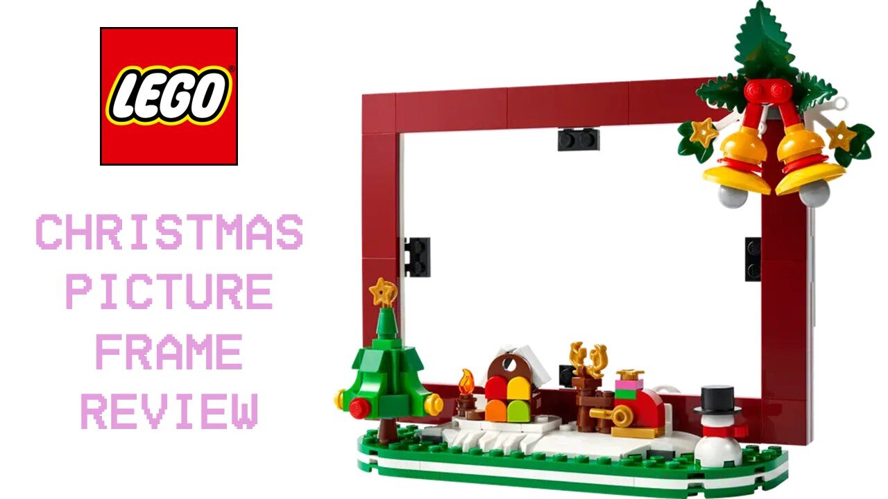 Lego Christmas Picture Frame Set Review