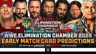 WWE Elimination Chamber 2025 - Match Card Predictions | Bevelock