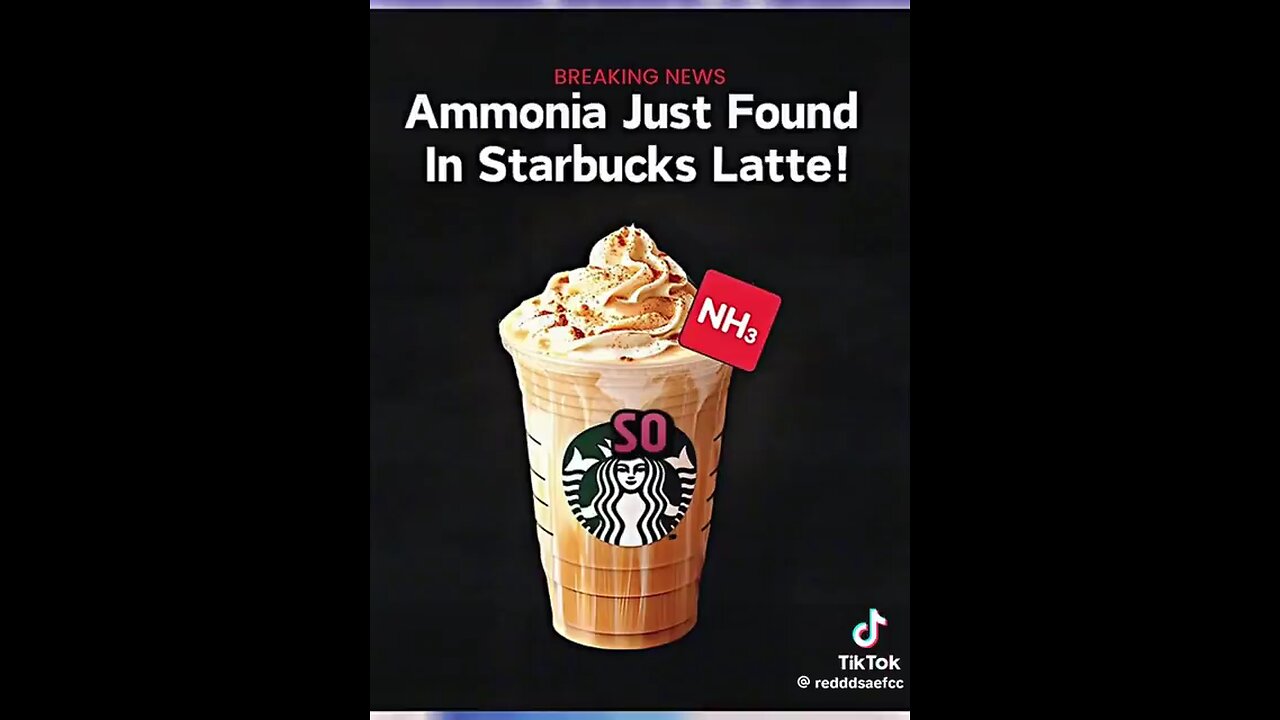 Starbucks latte warning ⚠️