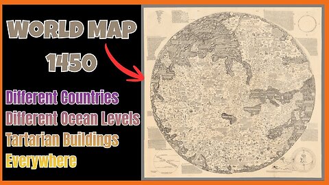The World was a Much Different Place 600 Years Ago - Fra Mauro Map 1450