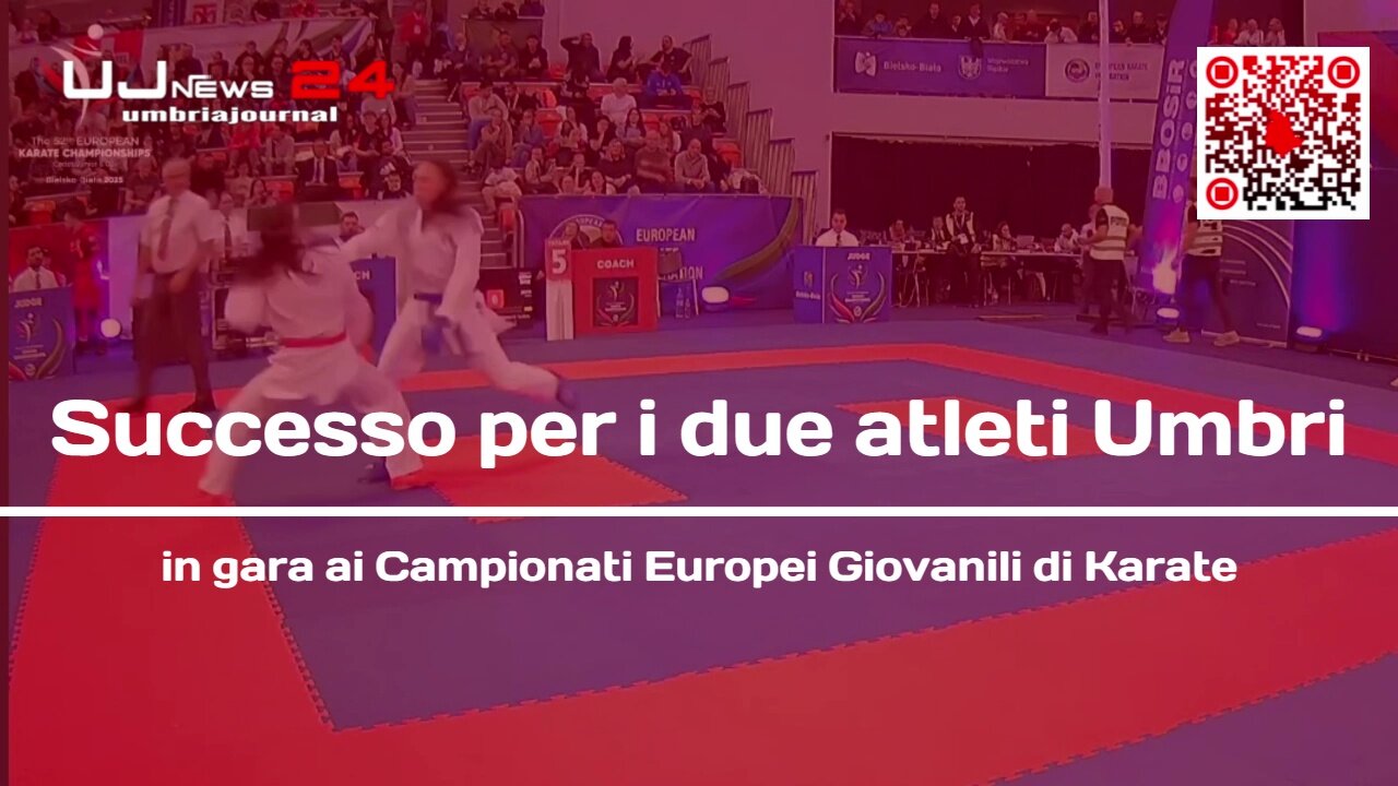 Successo per i due atleti Umbri in gara ai Campionati Europei Giovanili di Karate