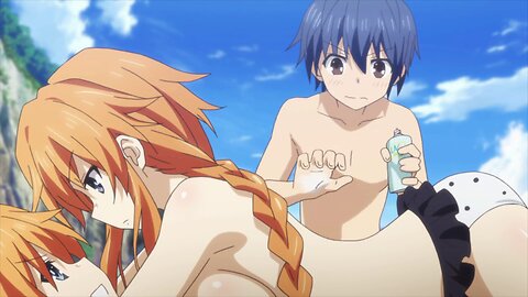 Date A Live II - Kaguya and Yuzuru in bikinis