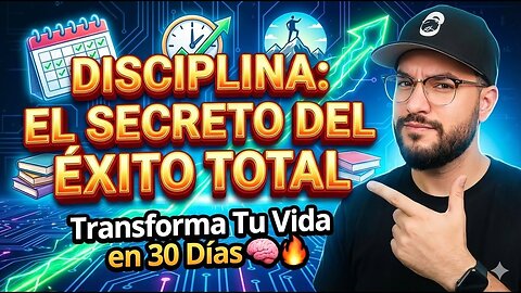 Cómo tener DISCIPLINA de acero (Incluso si hoy te sientes sin ganas) 🧠