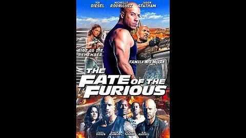 Movie of the Week, Fate of the Furious, staring Vin Diesel