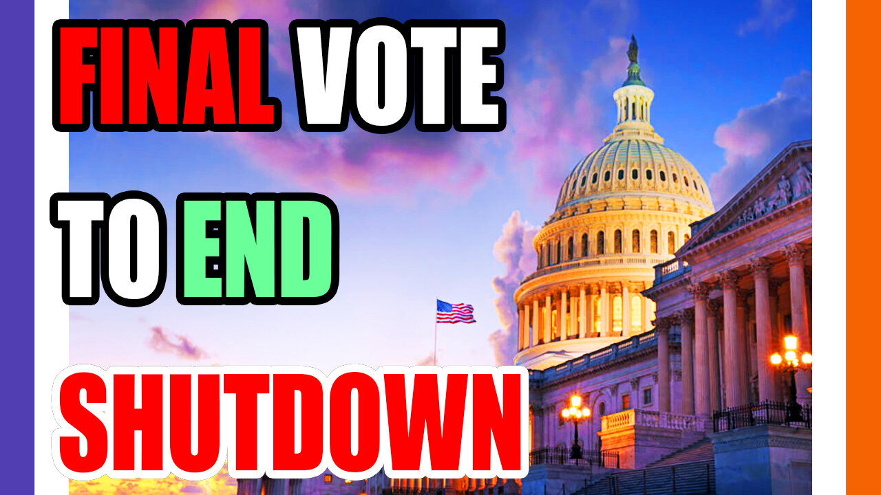 🚨BREAKING: THE FINAL HOUSE VOTE TO END GOVERNMENT SHUTDOWN 🟠⚪🟣