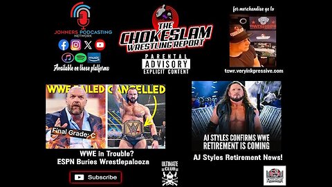 WWE in Trouble? ESPN Buries Wrestlepalooza & AJ Styles Retirement News!