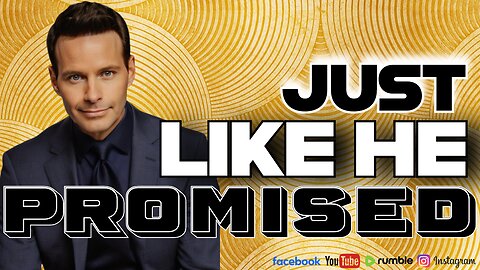 Prophetic Word: Just Like He Promised