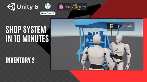 How to Make a Merchant in Game Creator 2 (Full Setup in 10 Minutes!) | Unity 6