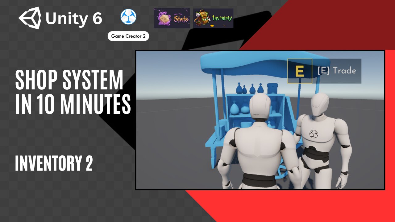 How to Make a Merchant in Game Creator 2 (Full Setup in 10 Minutes!) | Unity 6