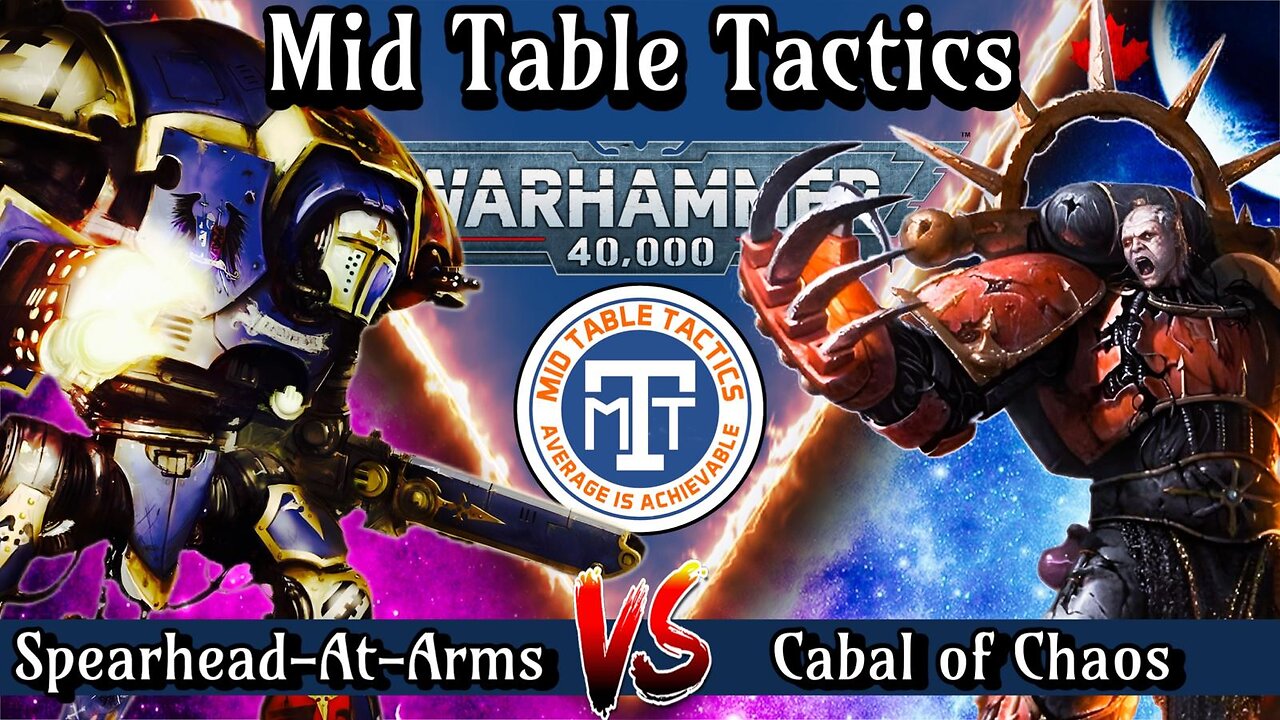 Warhammer 40k Battle Report: Chaos Space Marines VS Imperial knights