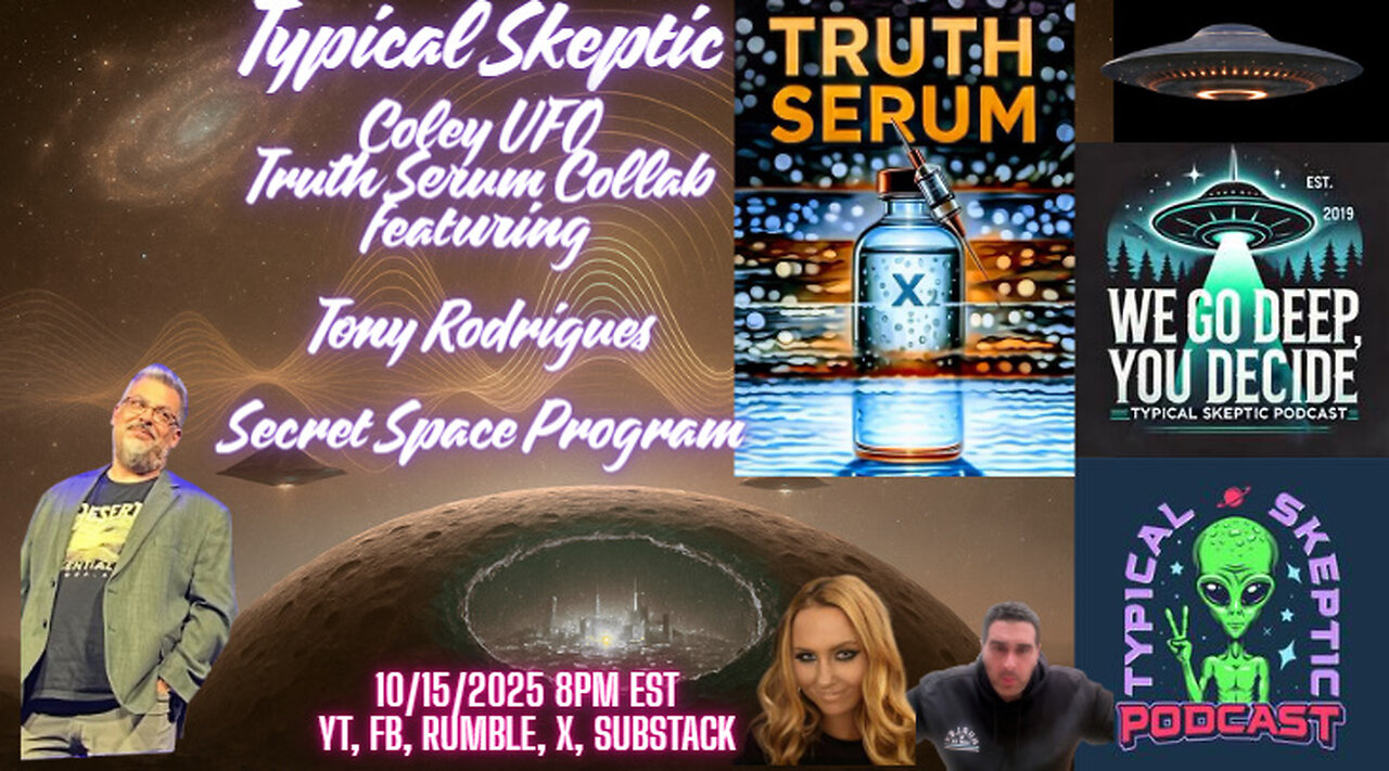 Tony Rodrigues : 20-Year SSP Service & Memory Recall Technology | Truth Serum Collab -- Rob & Coley