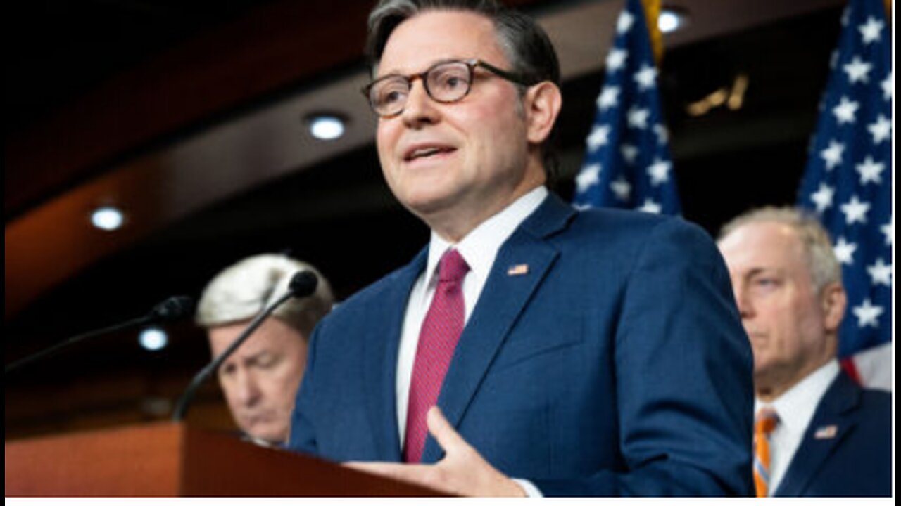 Mike Johnson Lauds Trump’s Use of ‘Satire’ After Being Asked About Poop Bomb Heard ‘Round the World