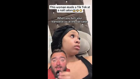 Woman records viral moment inside a nail salon. #nailsalon #foryou #japd