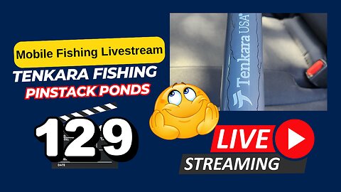 Pond Fishing Tenkara Style #mobile #fishing #livestream #irl