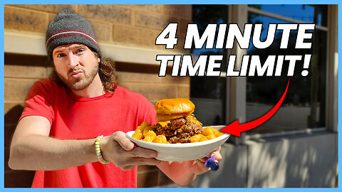 This is the FASTEST Cheeseburger Challenge You'll Ever See!