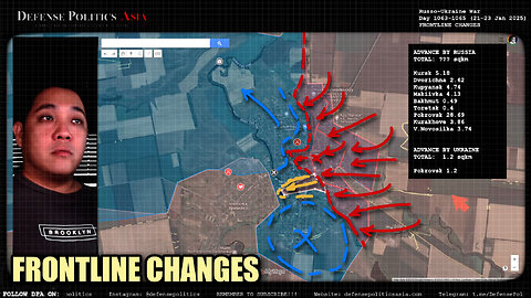 [ Ukraine Frontline Changes ] Russia grips the heart of Velyka Novosilka; Dvorichna, Pokrovsk, Kursk