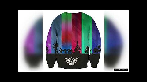 The Legend Of Zelda Cool Shadow Of The Characters Sweater Review