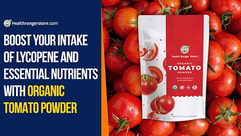 Boost your intake of lycopene and essential nutrients with Organic Tomato Powder