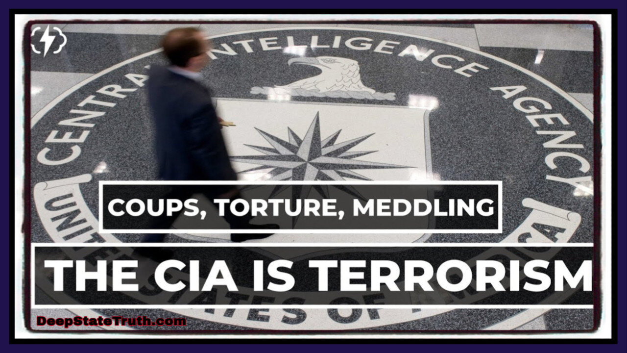 ⚖️🇺🇸 The CIA is the Largest Criminal Organization in the World and is Not a Friend of the United States