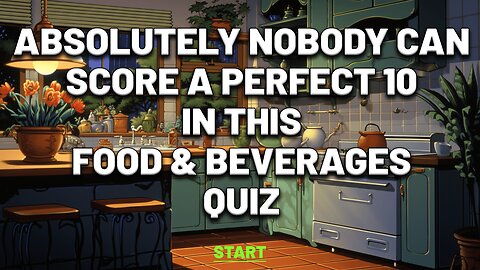 Quiz on Food and Beverages